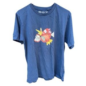 Uniqlo X Pokémon Tshirt Adult Medium Artist Magma Magikarp Navy UT Contest 2022